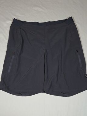Patagonia Gray Tyrolean Bike Shorts Size 14 Womens